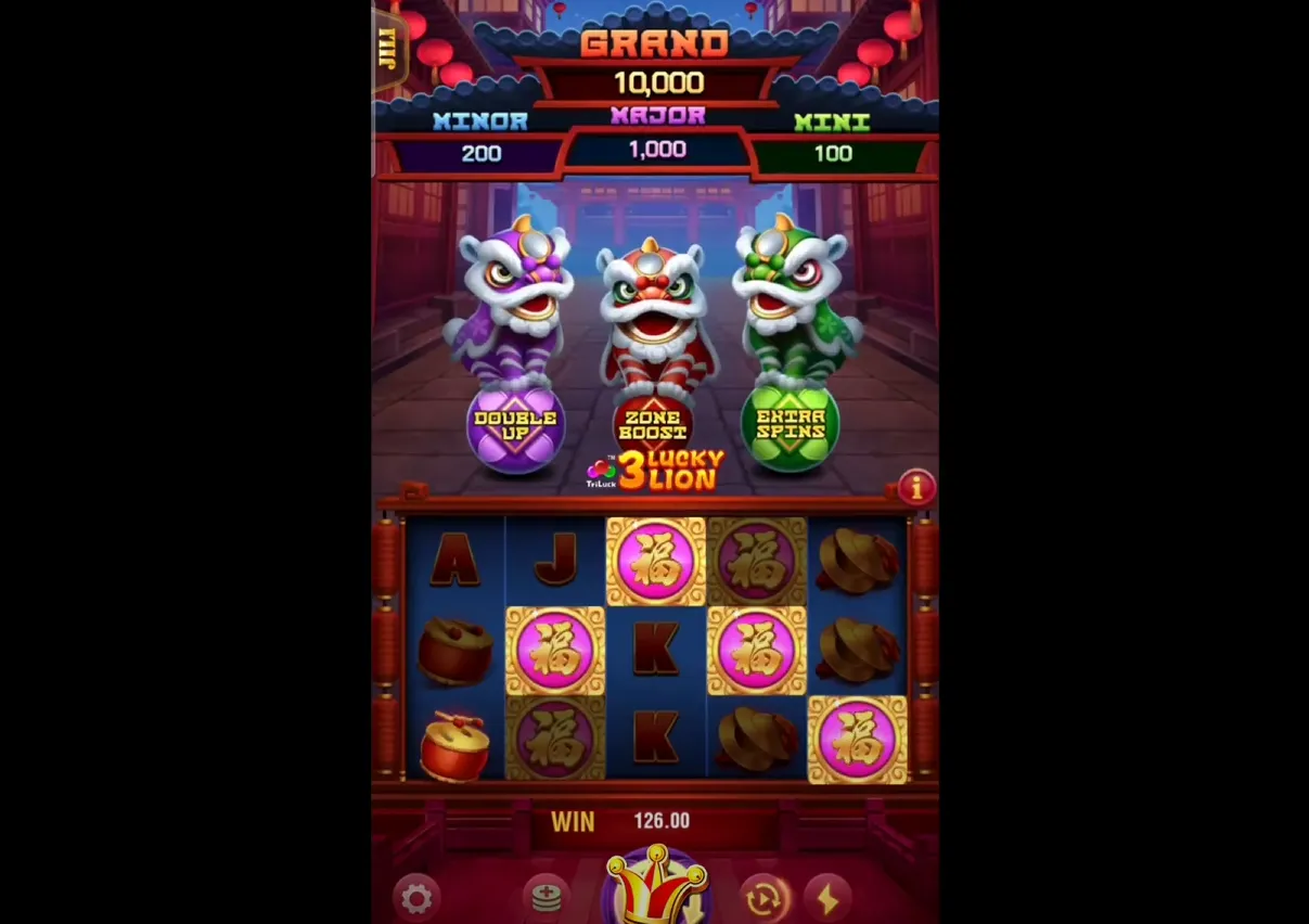 3 Lucky Lions demo